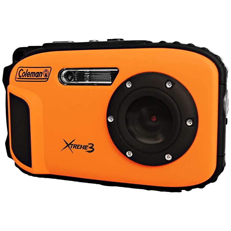 C9WP-O 20 MP Waterproof Digital Camera with Full 1080p HD Video (Orange)