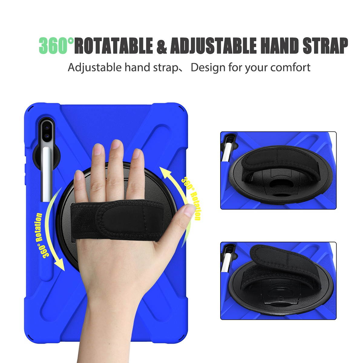 1 Pc Tablet Cover Case Adjustable Anti-drop Shockproof Creative Protection Sleeve Protection Shell Protection Cover Protection Holder with Bracket Compatible with Samsung Galaxy Tab S6 SM-T860