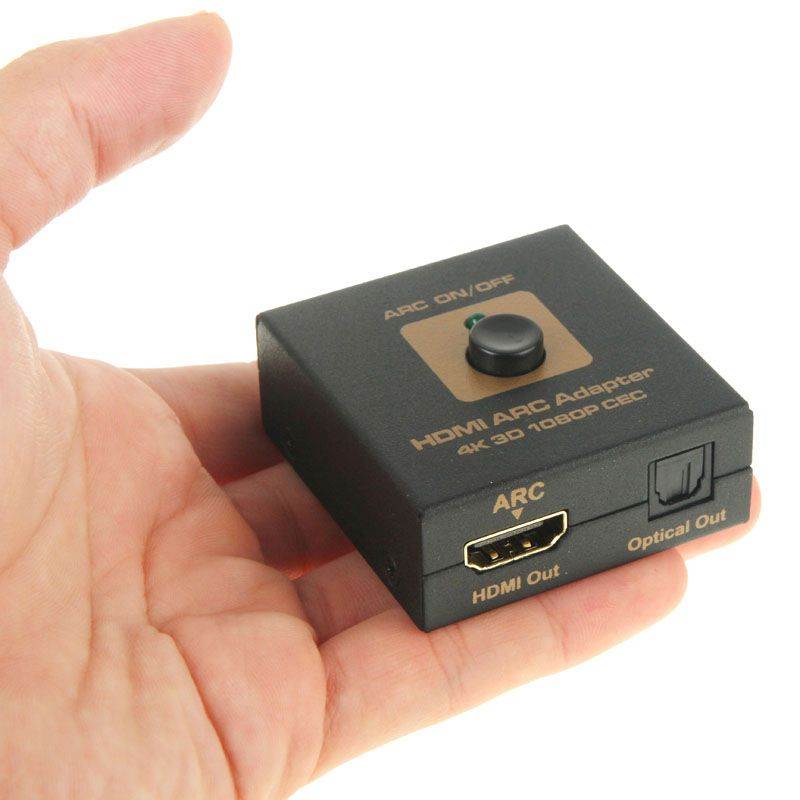 Mini HDMI ARC Adapter Audio Video Splitter 4K 3D 1080P Toslink