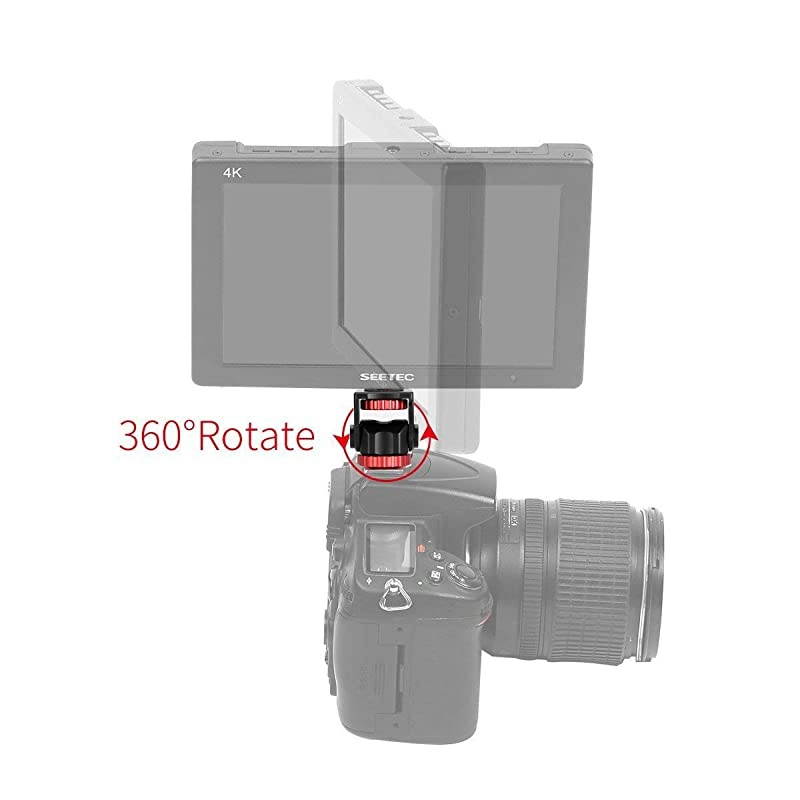 Q5 Camera Monitor Holder Mount Arm Cold Shoe Adapter for Camera LED Video Light Cameras Camcorders Smartphone Gopro Tripod Microphone