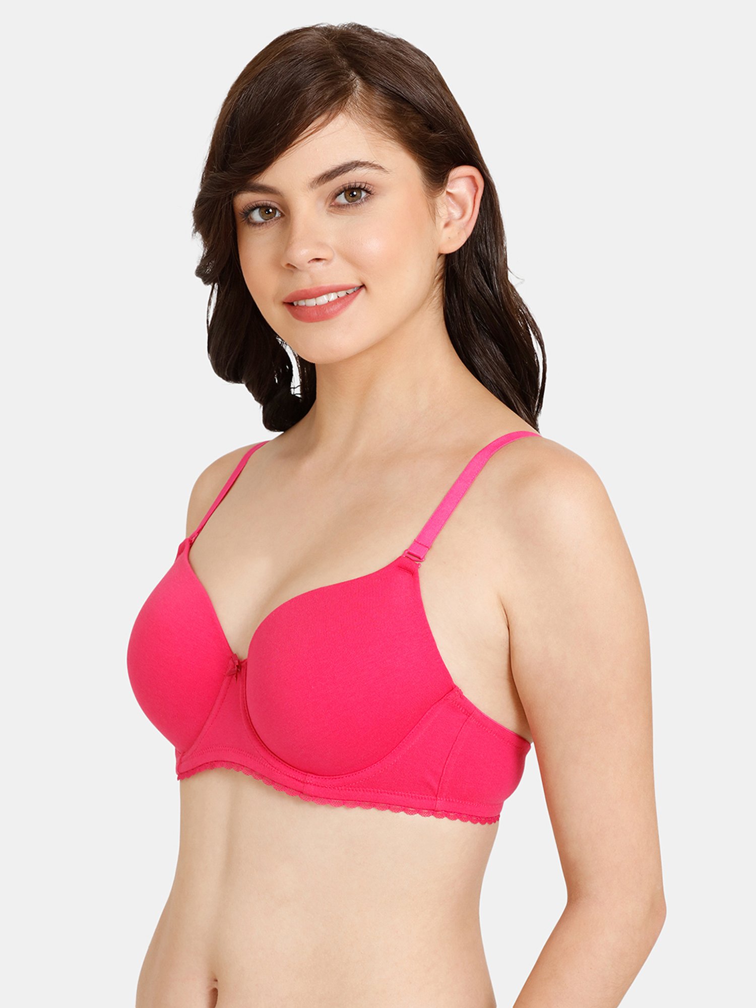 Rosaline by Zivame Fuchsia Under-Wired T-Shirt Bra