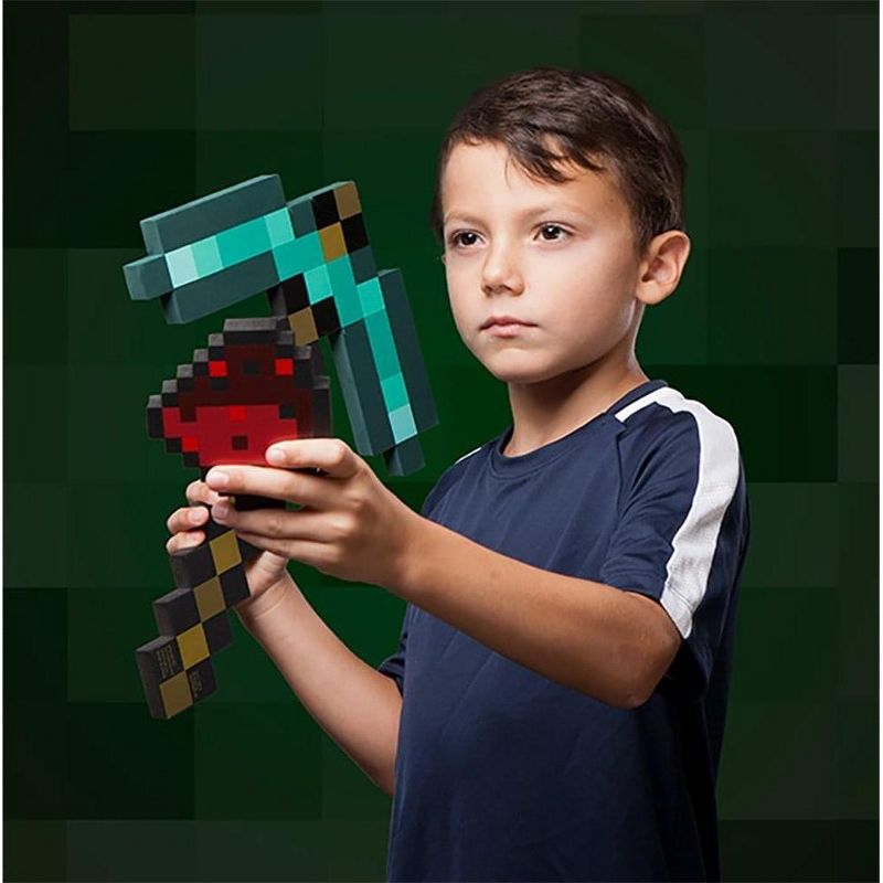 ThinkGeek, Inc. Minecraft Diamond Pickaxe and Redstone Dust Adventure Kit
