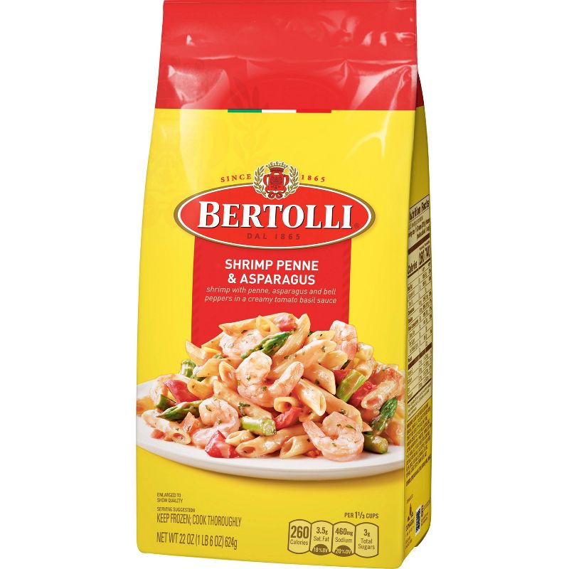 Bertolli Frozen Shrimp Penne & Asparagus - 22oz