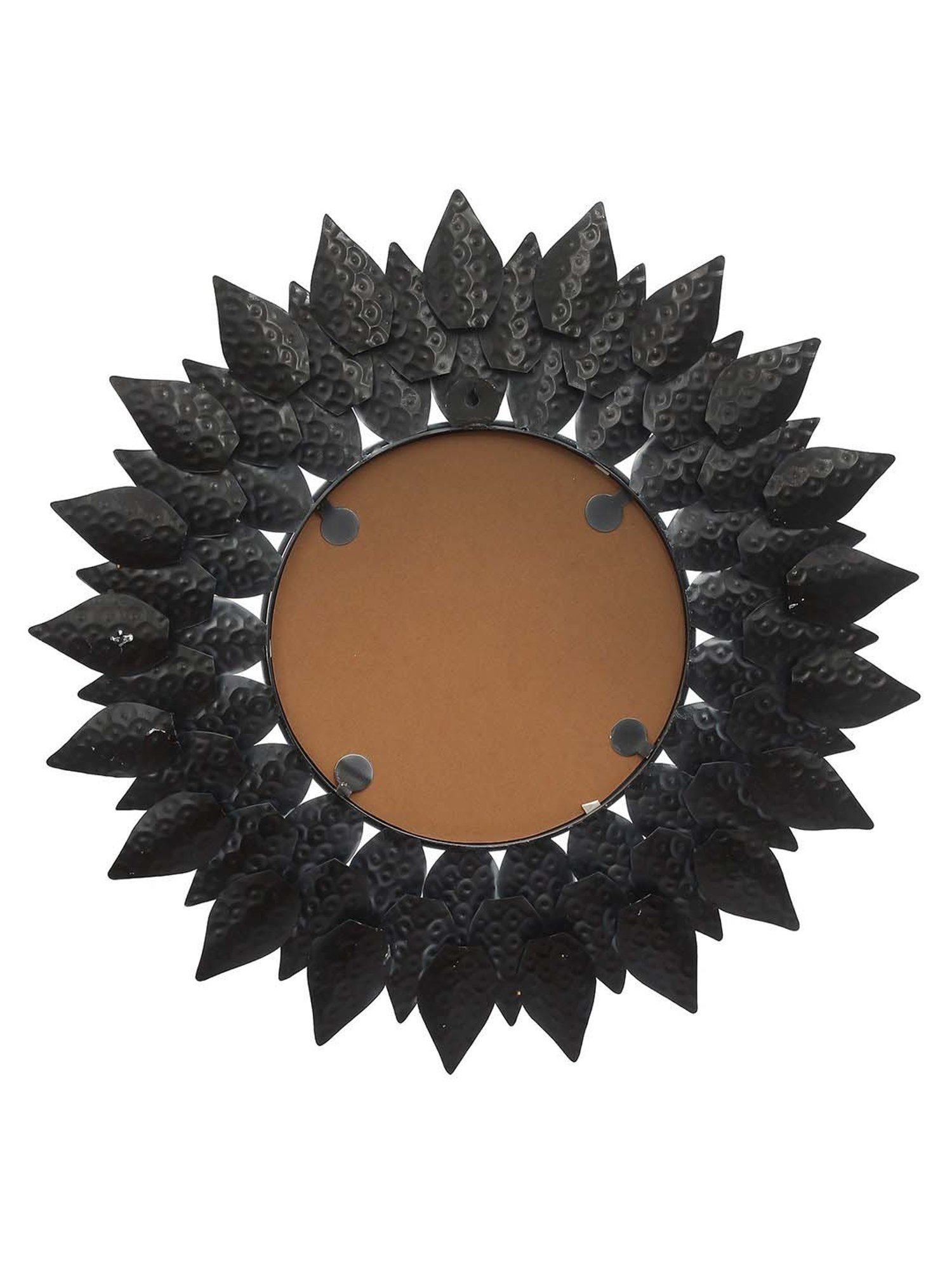 CHRONIKLE Silver Iron Decorative Wall Mirror