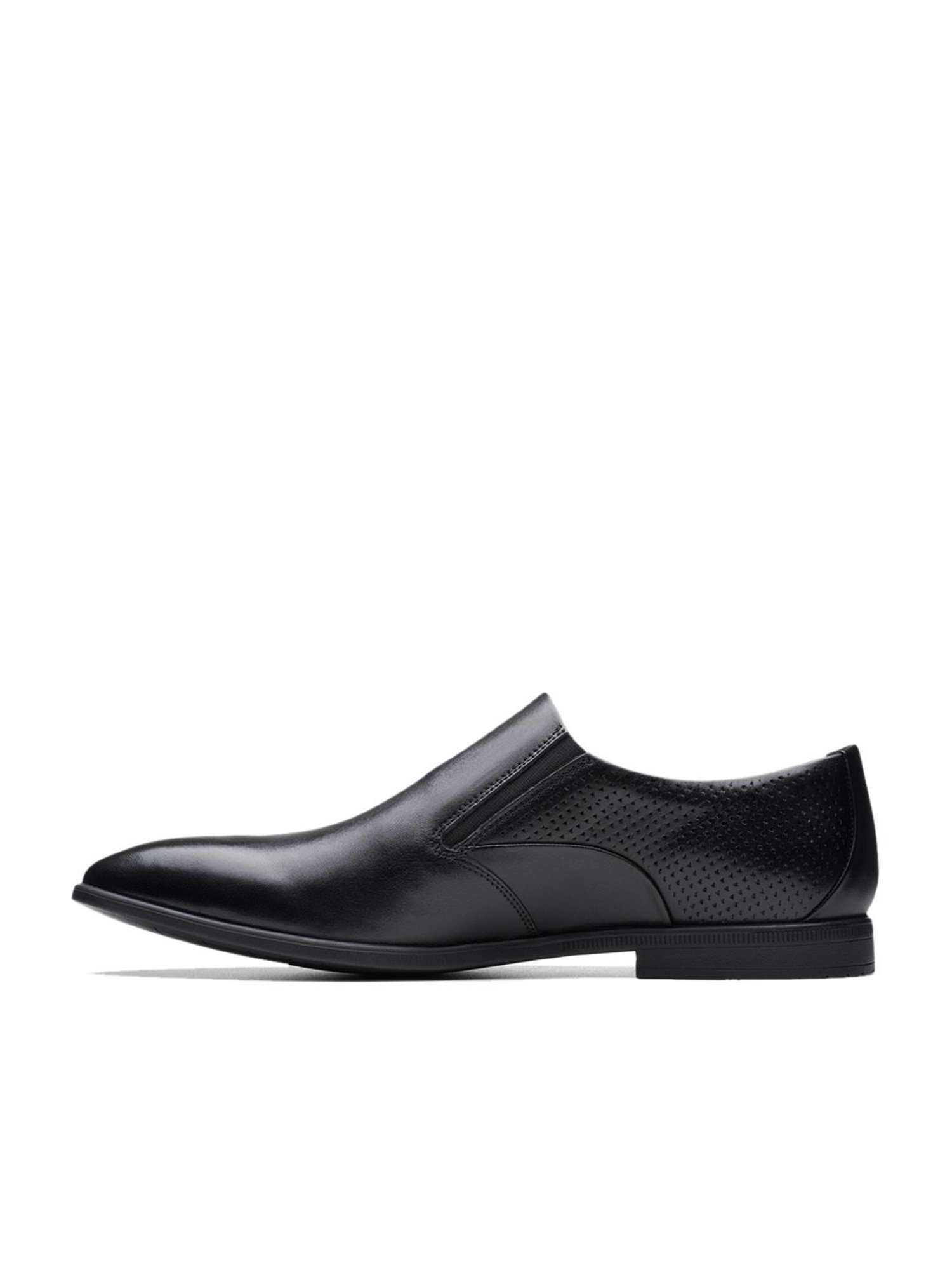 Clarks Men's Boswyn Black Loafers