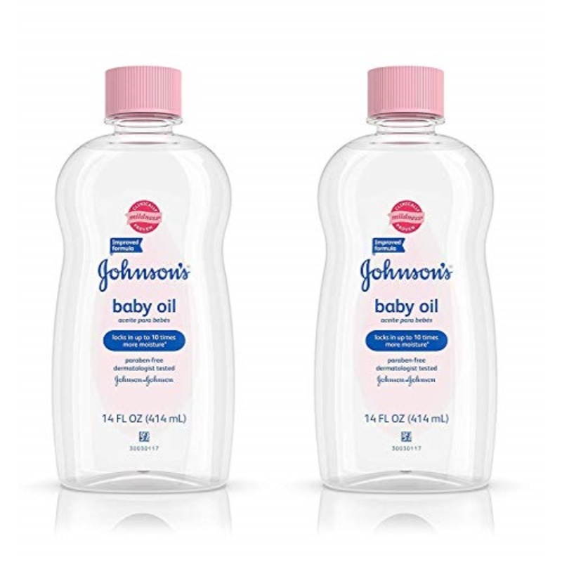 Johnson & Johnson Baby Oil Original, 14 Ounce (Pack of 2)