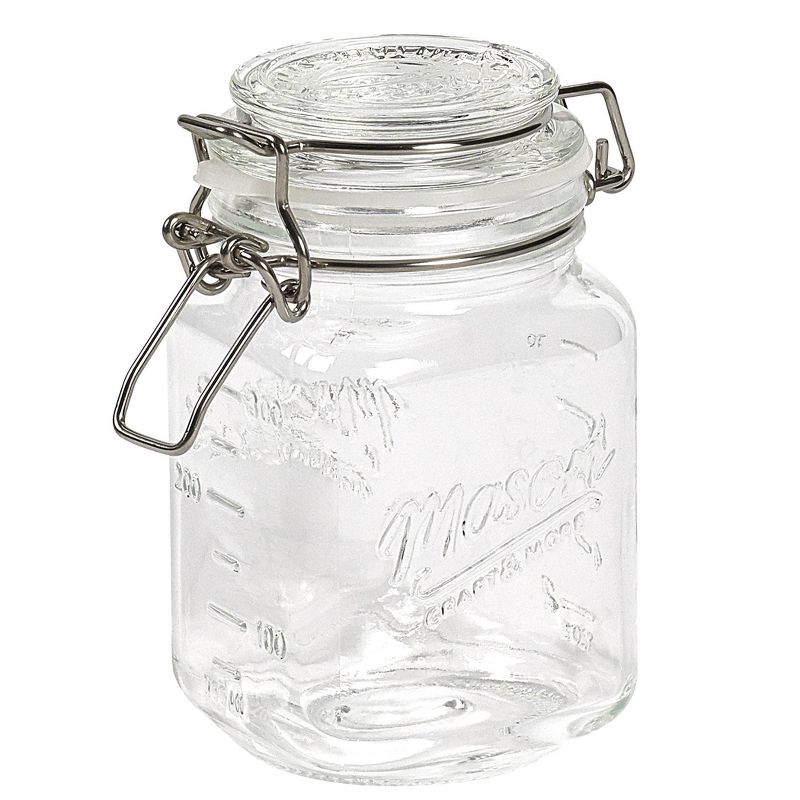 Mason Craft & More 12oz Set of 4 Mini Clamp Jars