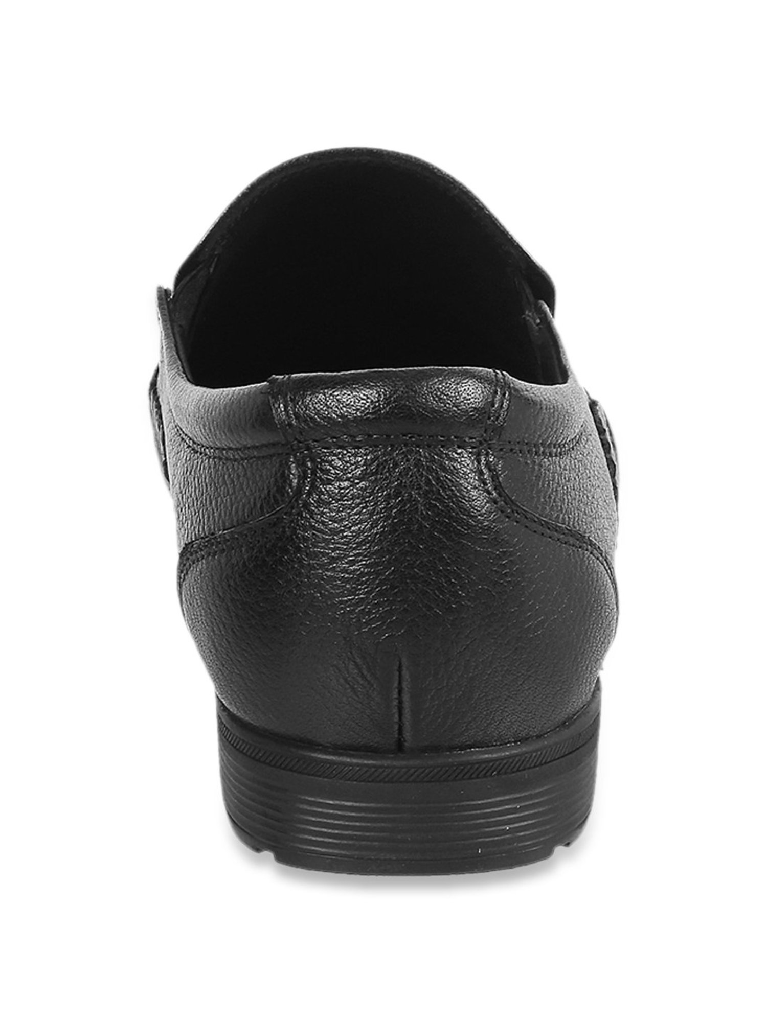 Da Vinchi by Metro Men's Black Formal Loafers