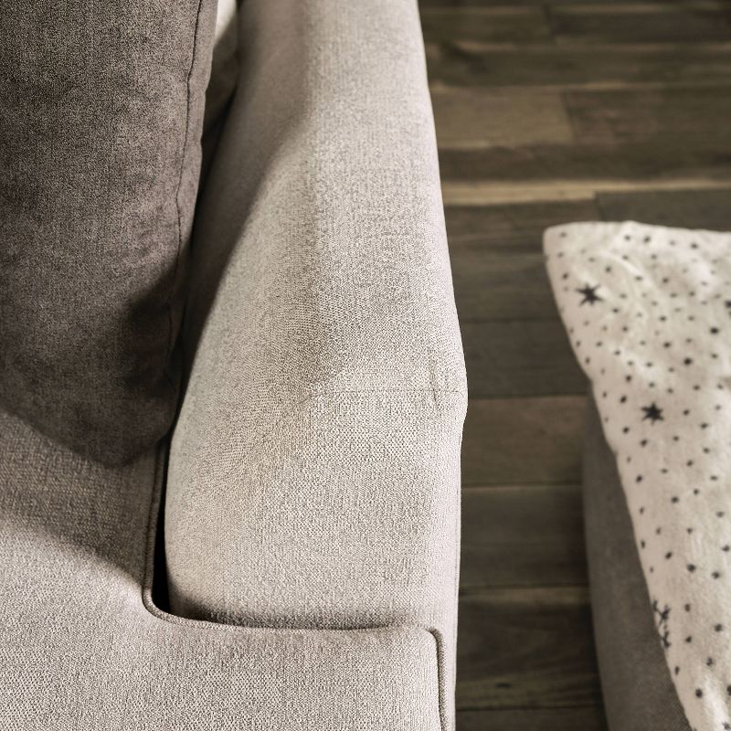 Weisham Upholstered Sectional Ivory/Red/Charcoal - HOMES: Inside + Out