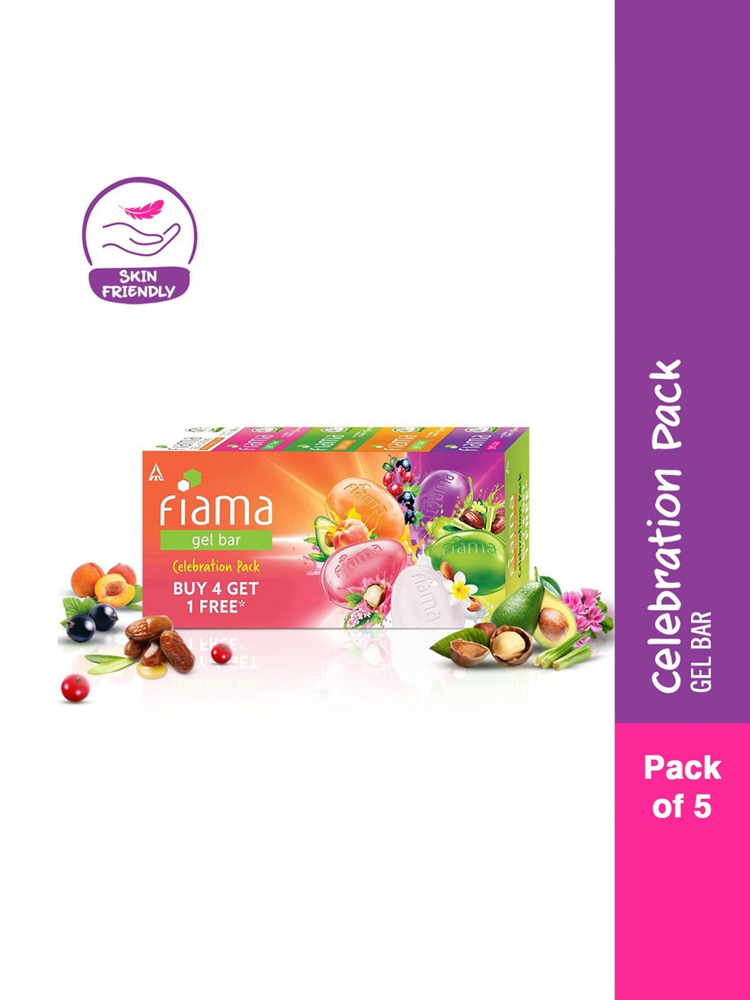 Fiama Celebration Pack Gel Bars - Pack of 5