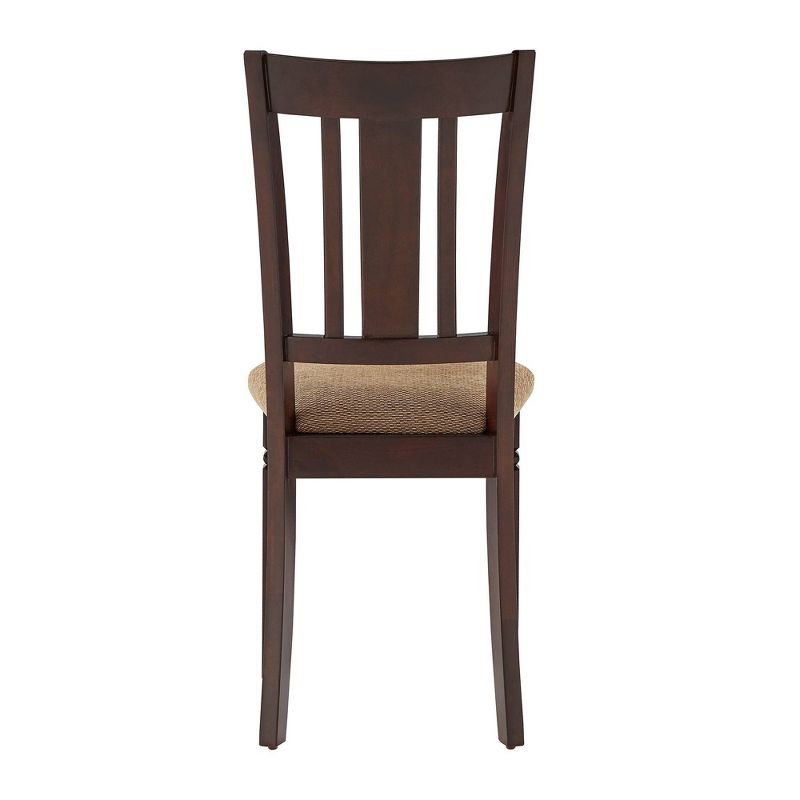 Set of 2 Haden Upholstered Dining Chairs Brown - Inspire Q