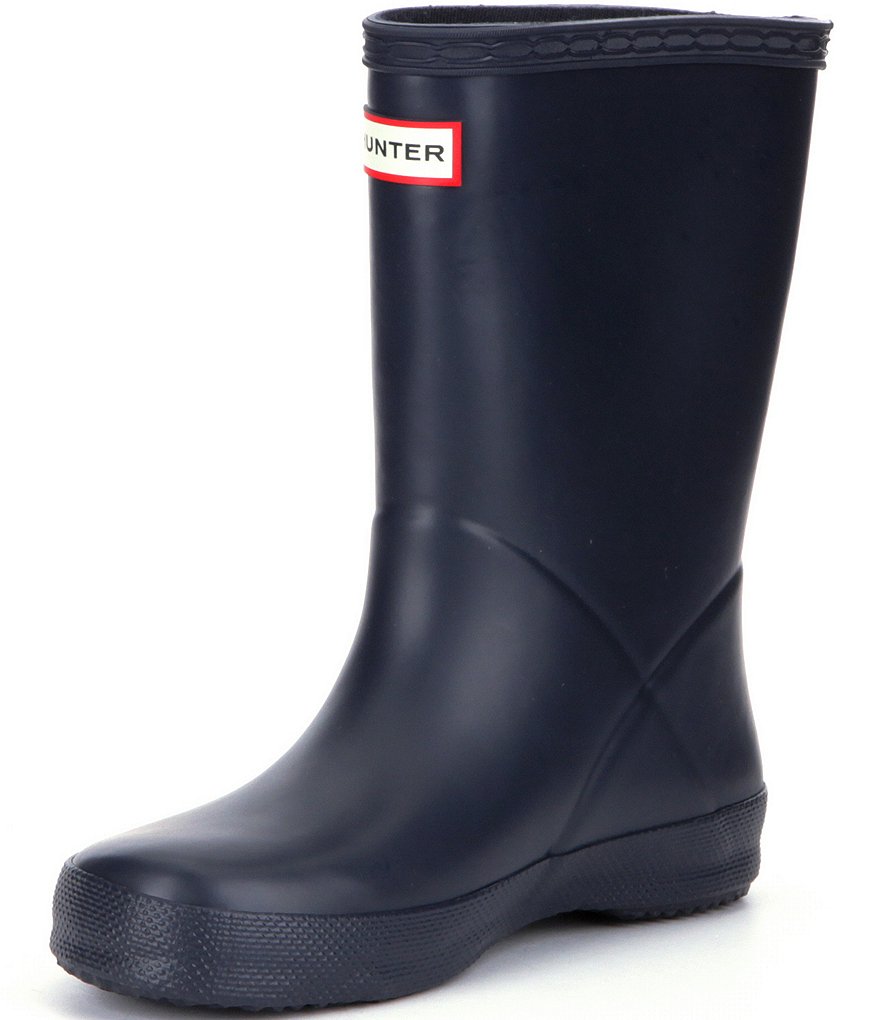 Hunter Kids' Original First Matte Waterproof Rain Boots (Toddler)