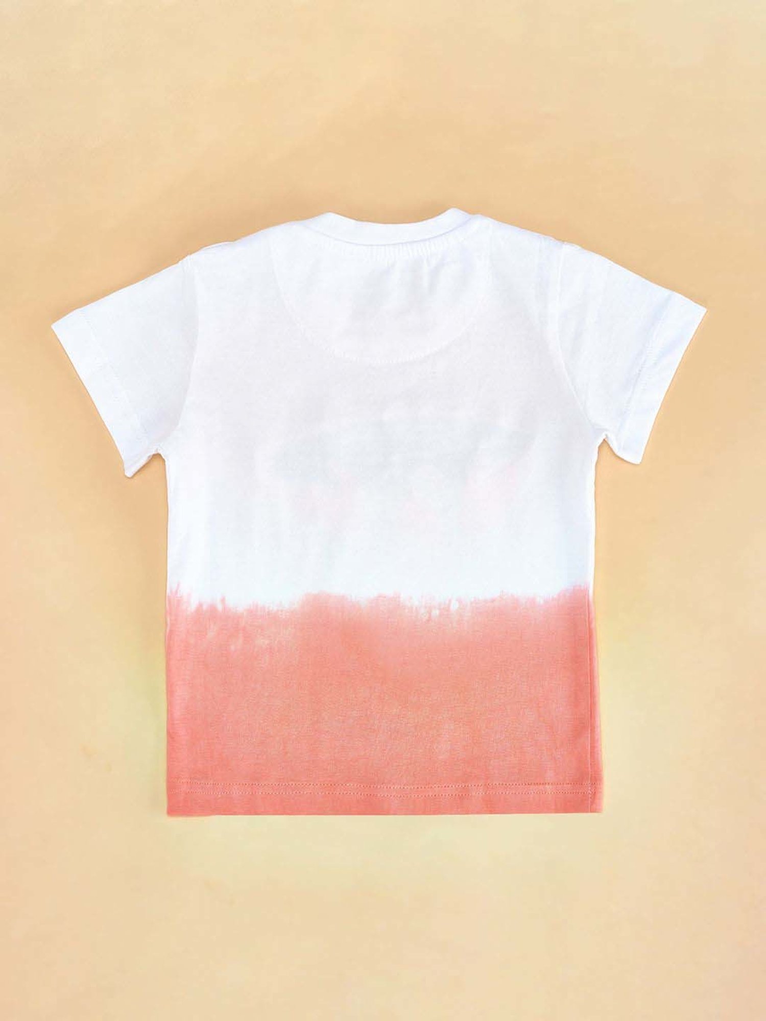 Pantaloons Baby Kids Bright White Cotton Printed T-Shirt