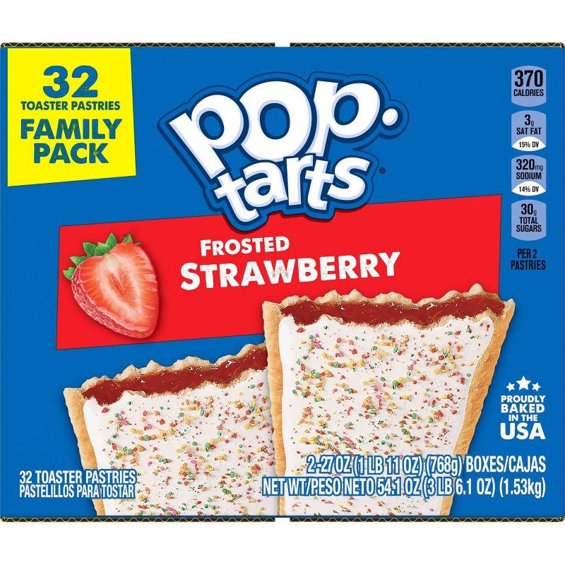 Pop Tarts Strawberry - 32ct/54.1oz - Kellogg's