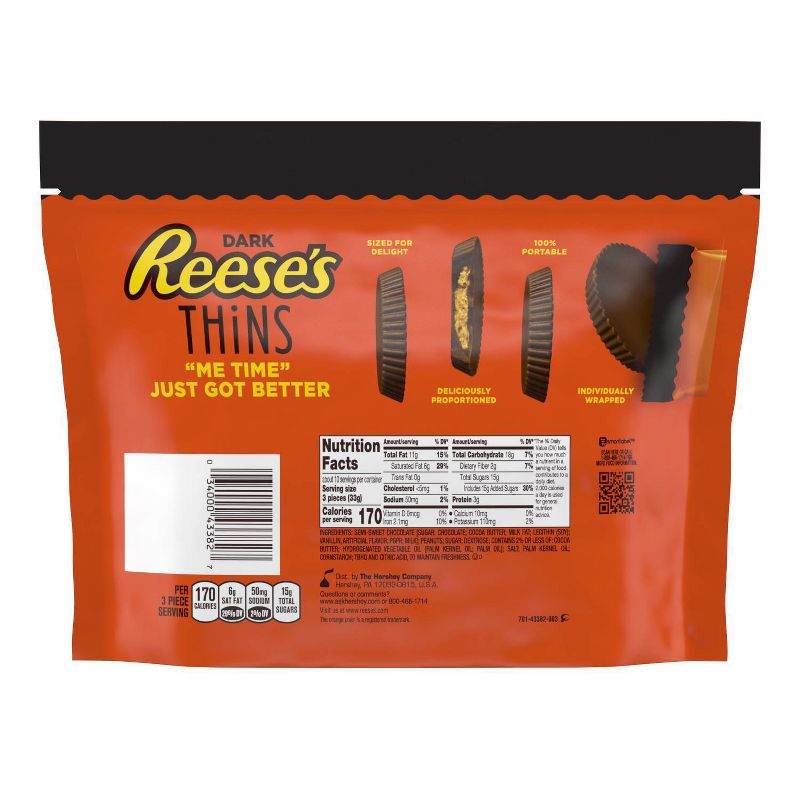 Reese's Thins Dark Family Size Bag - 12.03oz