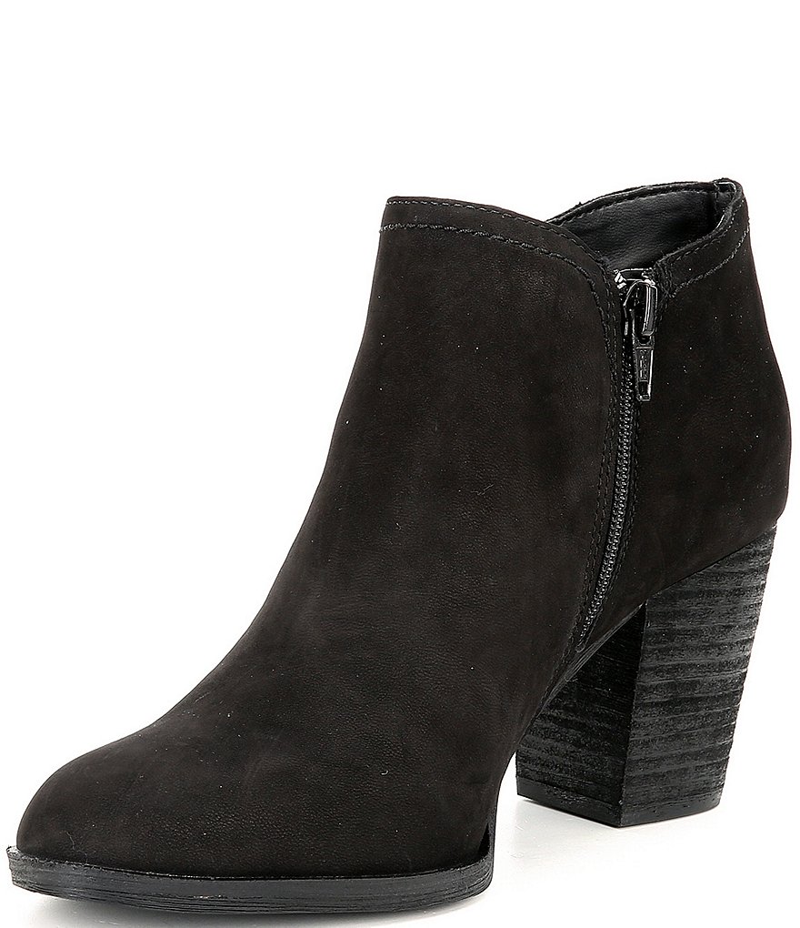 Alex Marie Gleneva Suede Chelsea Block Heel Booties