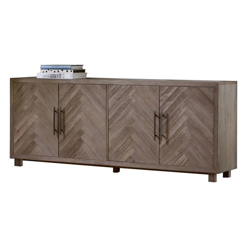 80" Palisades 4 Door Console Gray - Martin Furniture