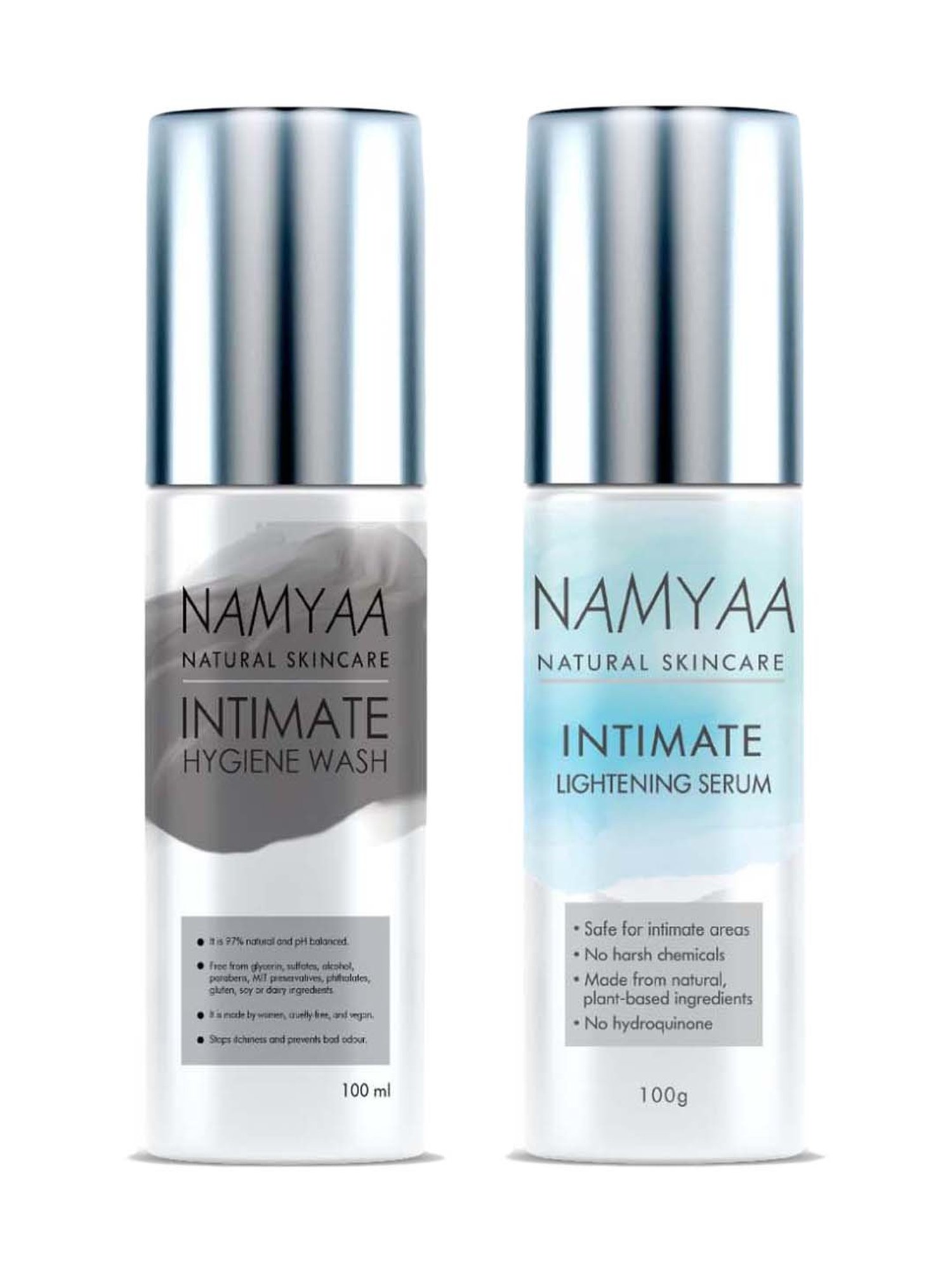 Namyaa Intimate Care Lightening Serum & Hygiene Wash Set