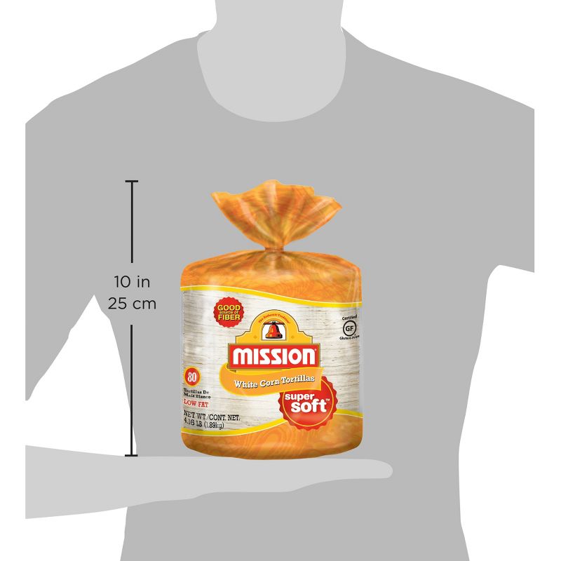 Mission Gluten Free Super Soft White Corn Tortillas - 66.67oz/80ct