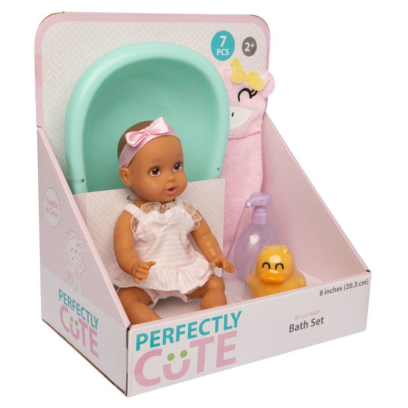 Perfectly Cute 8" My Lil' Baby Bath Set - Light Brown Eyes