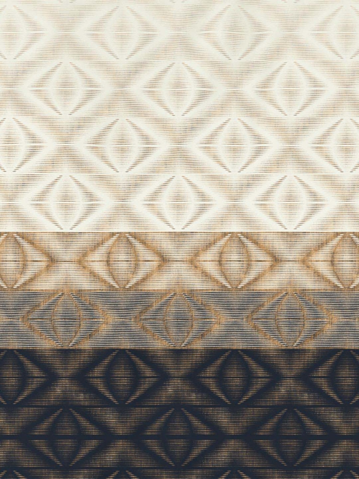 DDecor Brown & Grey Cotton 135 TC King Size Bedsheet With Pillow Covers