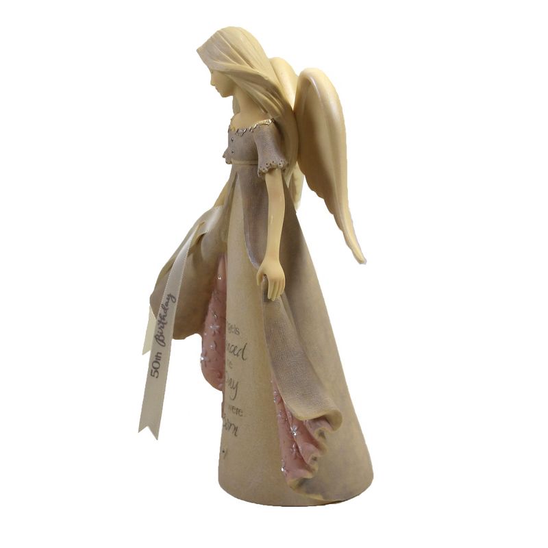 Foundations 7.5" 50Th Birthday Angel Dance Day Born  -  Decorative Figurines