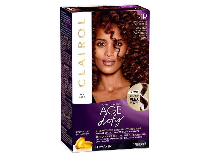 Clairol Nice'N Easy Age Defy Expert Hair Color - 4R Dark Auburn - 1 kit