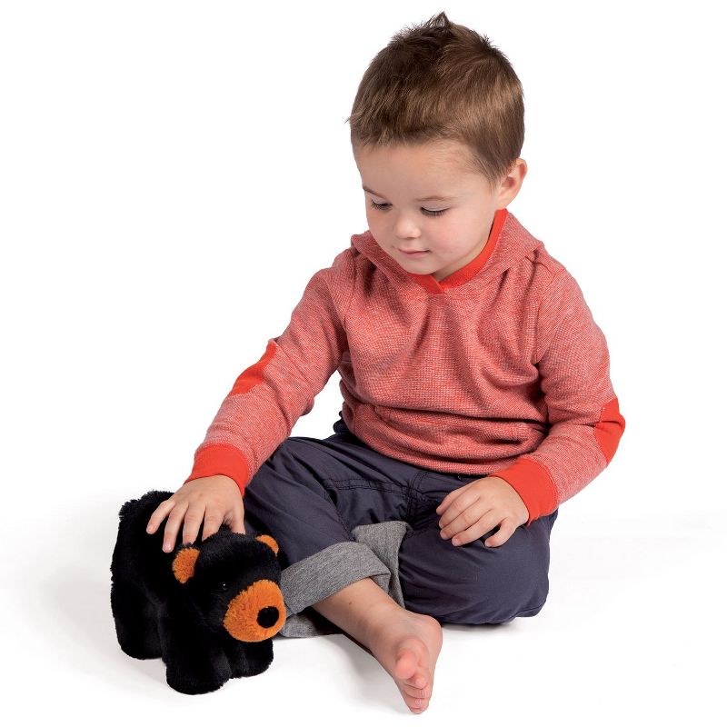 Manhattan Toy Voyagers Harley Black Bear 6" Plush Toy