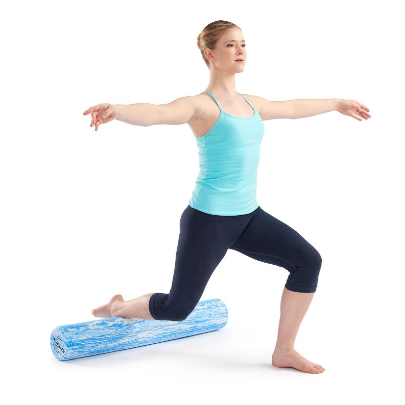 OPTP PRO-Roller Standard Density Foam Roller - Blue, 36 Inches by 6 Inches