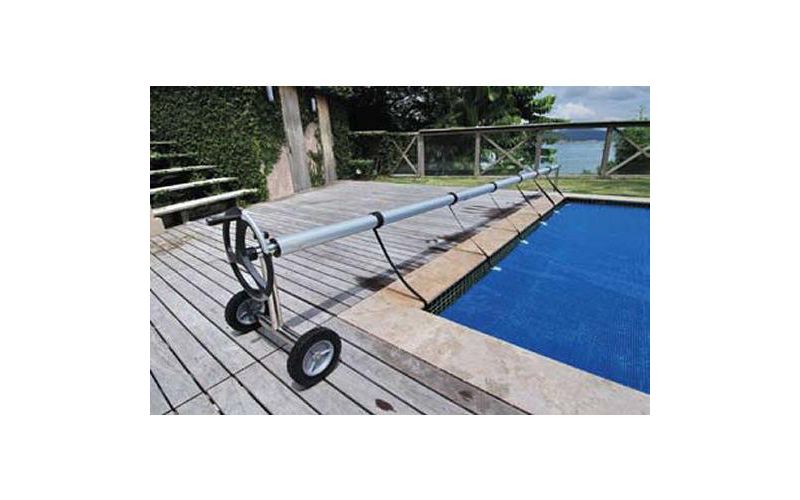 Kokido In-Ground Stainless Steel Pool Cover Reel for 3.25" Diameter Tubes