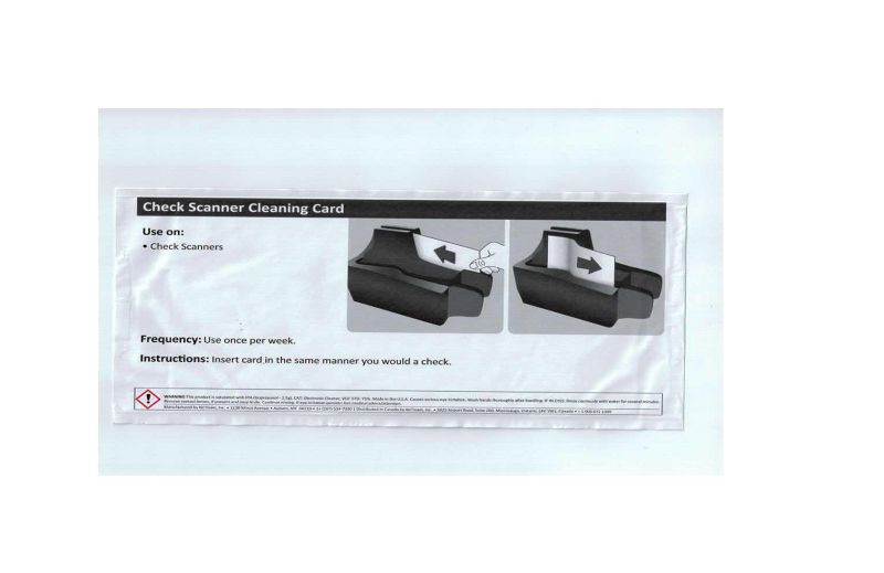 Check Scanner Cleaning Cards (50)
