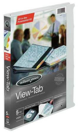 WILSON JONES W55364 5/8" Round Presentation Binder, White