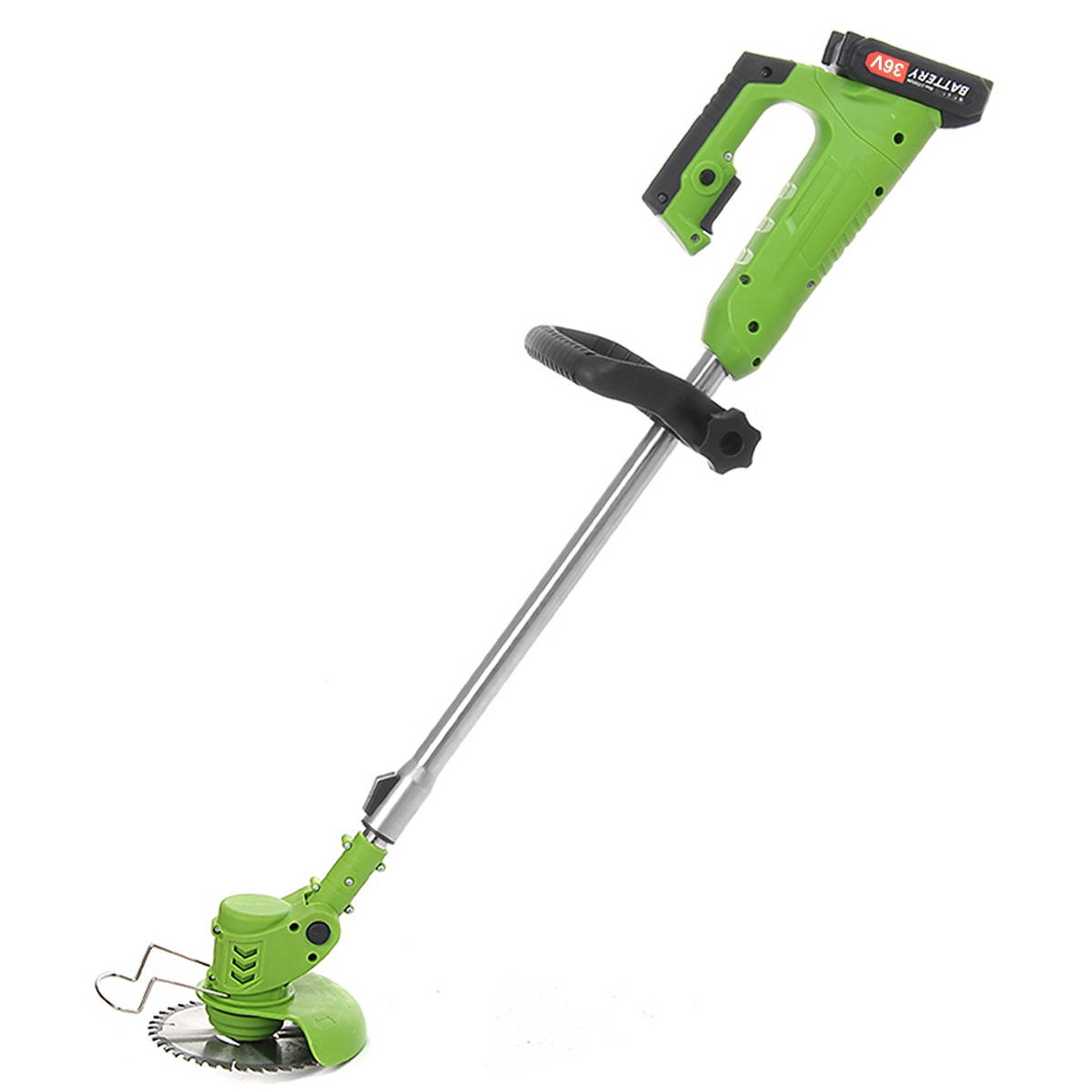 Doersupp 24V 6 Inch Cordless Electric Chain Saw Wood Cutter 550W One-Hand Saws Woodworking Machine W/ 1pc Battery-US Plug/Black