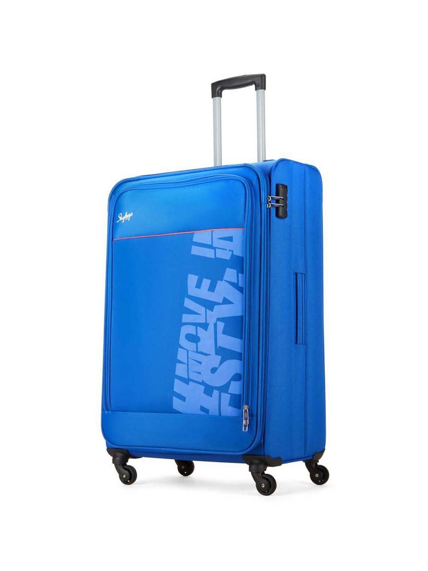 Skybags Rhumba Blue Solid Soft Large Trolley Bag - 48 cm