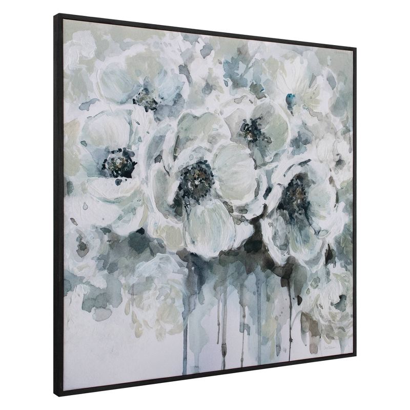 35" x 35" Quiet Moments by Carol Robinson Wrapped Framed Wall Art Canvas Painting - Fine Art Canvas