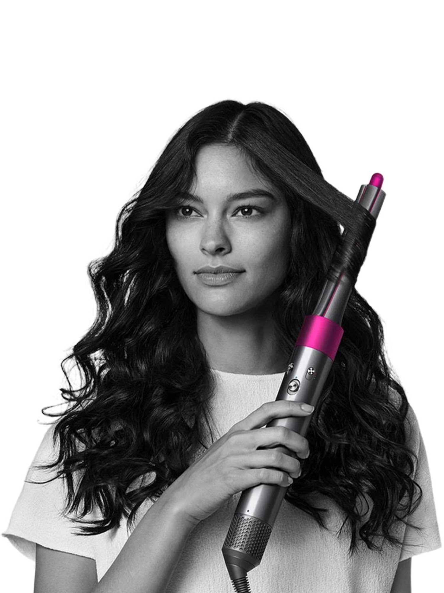 Dyson 30 mm Long Barrel Iron & Fuchsia