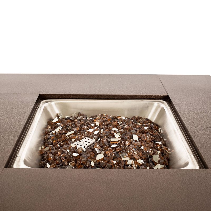 American Fireglass 10 LB Bag 1/2 Inch Reflective Fireplace & Firepit Fire Glass, Copper