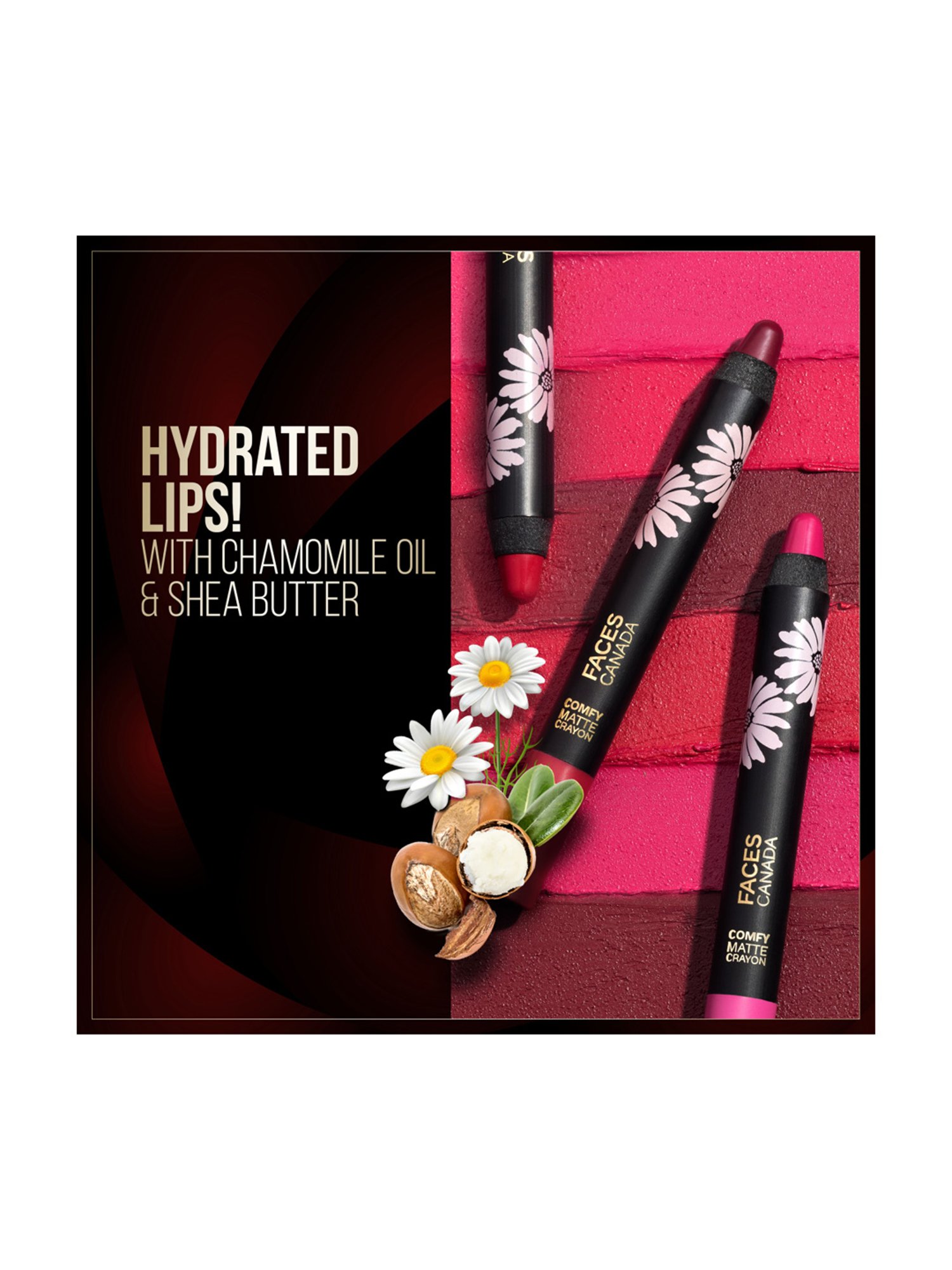 FACES CANADA Comfy Matte Crayon 09 Floss & Flirt - 2.8 gm