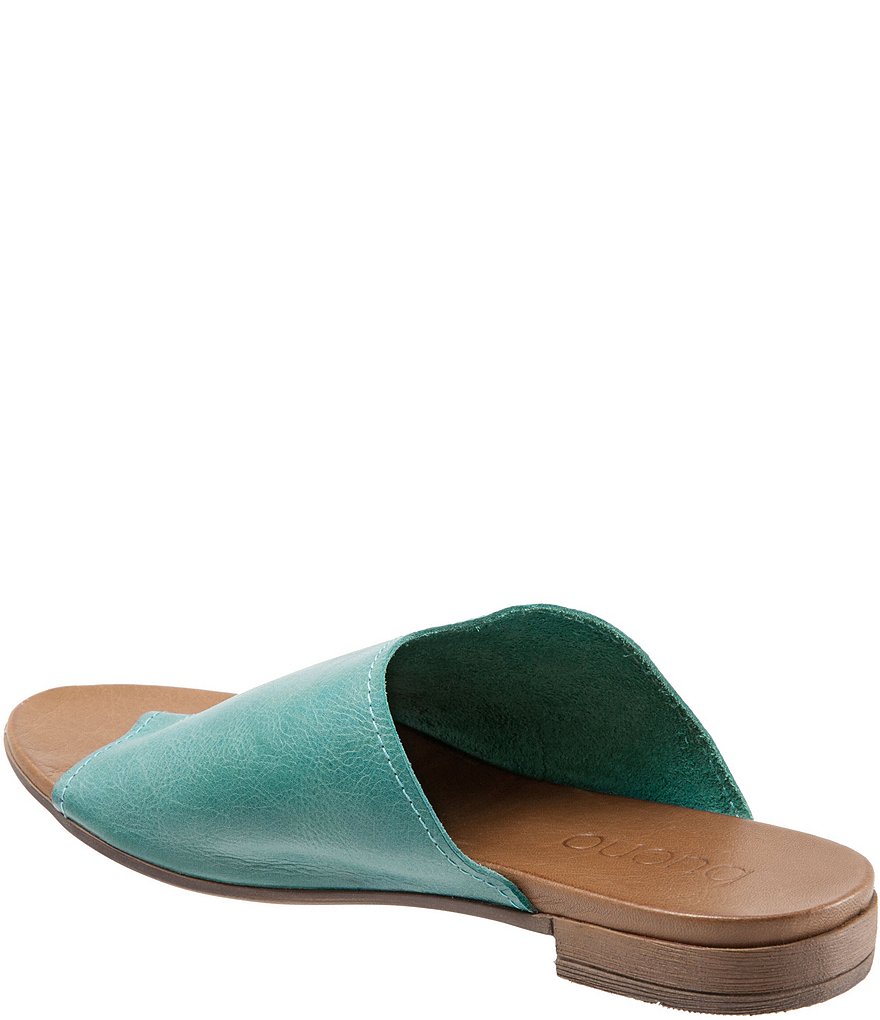 Bueno Tulla Toe Post Leather Slide Sandals