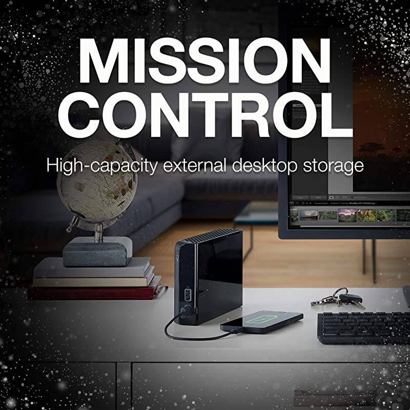 Backup Plus Hub 4TB External Hard Drive Desktop HDD USB 30 for Computer Desktop Workstation PC Laptop Mac 2 USB Ports 2 Months Adobe CC Photography STEL4000100 ModelSTEL4000100