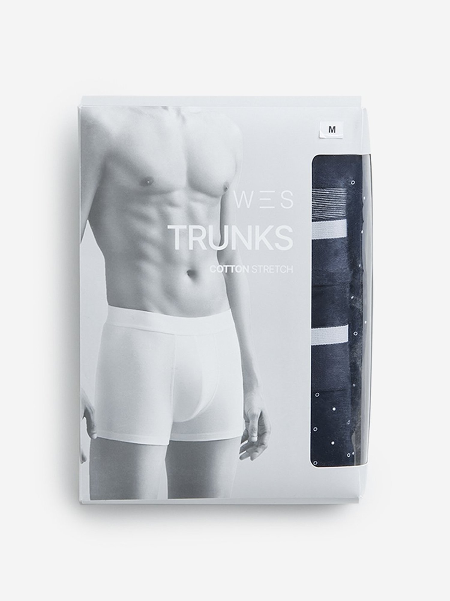 WES Lounge by Westside Navy Cotton Blend Trunks - Pack of 3