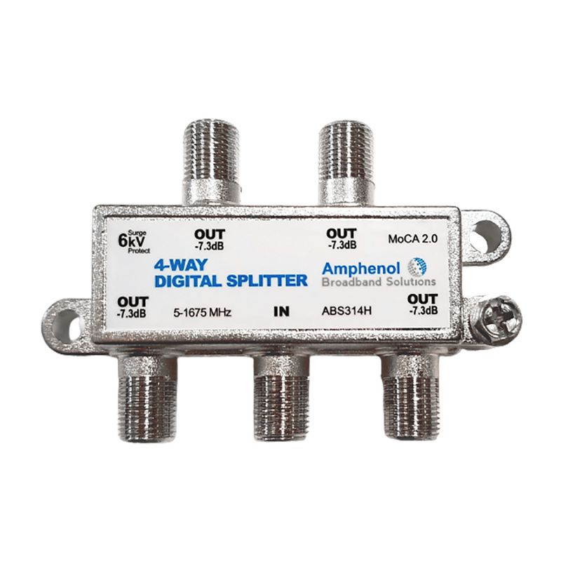 Amphenol 3-Way Digital Splitter MoCA 2.0 ABS313H
