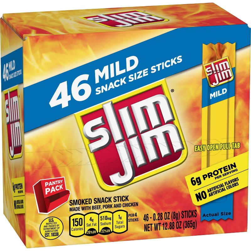 Slim Jim Mild Beef Jerky - 12.88oz