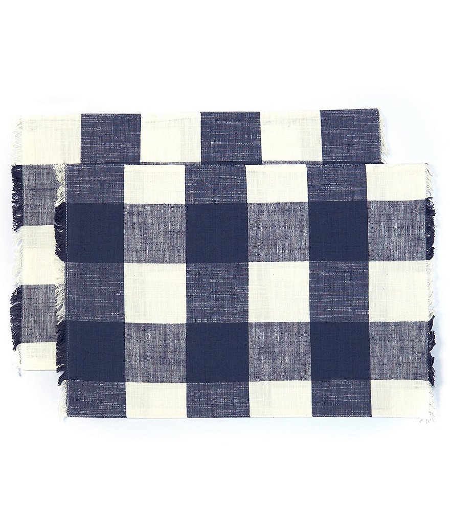 Southern Living Buffalo Check Placemats, Set of 2