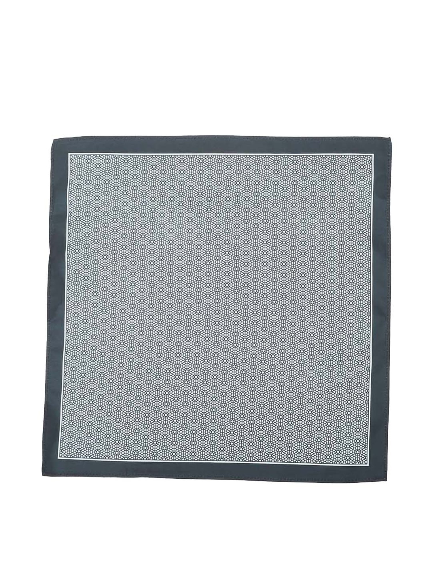 Peter England Green Printed Pocket Square