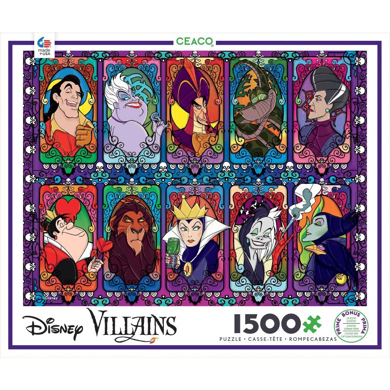 Ceaco Disney Villains 2 Jigsaw Puzzle - 1500pc