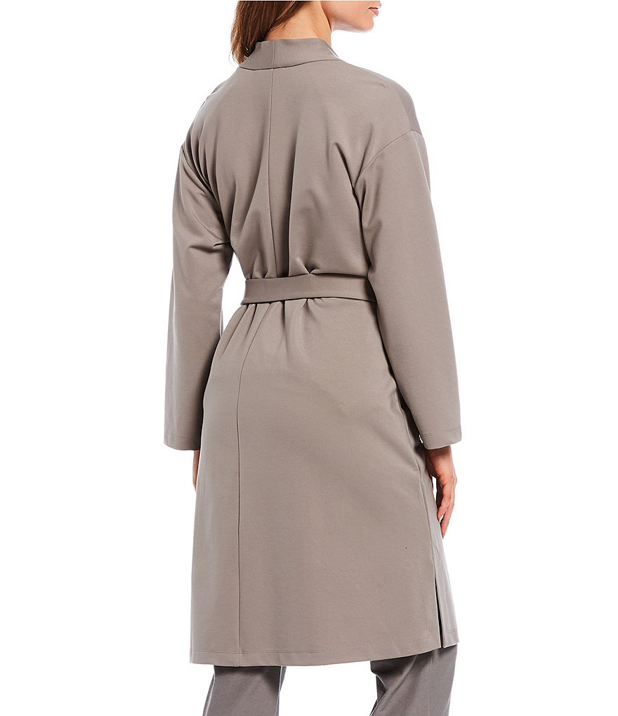 Ali Miles Printed Button Front Floral Wire Neck 3/4 Bell Sleeve Jacket