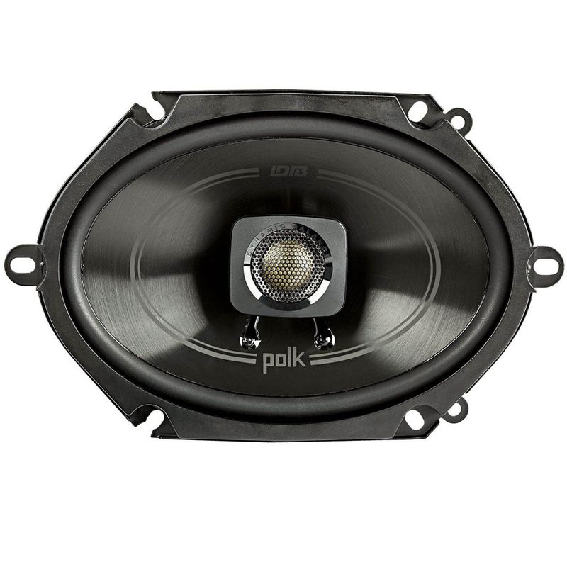 Polk 5x7" 225 Watt 2-Way Car/Boat Coaxial Stereo Audio Speakers Marine (2 Pack)