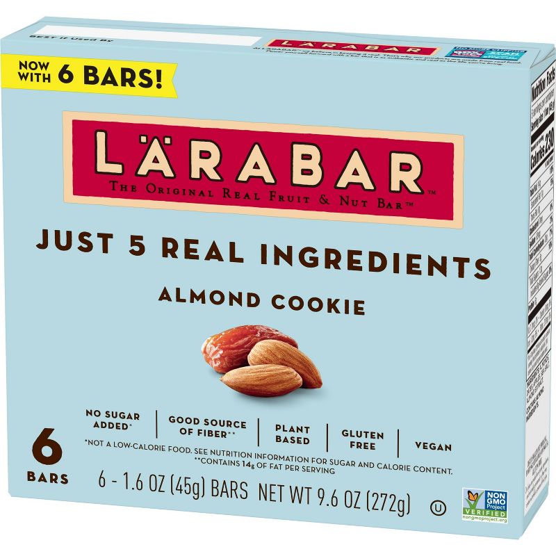 Larabar Almond Cookie Protein Bar - 9.6oz/6ct