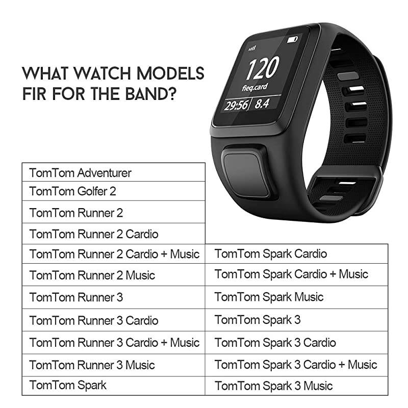 Compatible with Spark 3 Watch Bands Silicone Watch Straps Replacement for Runner 2 3Spark 3 Golfer 2Adventurer Smartwatches Mint